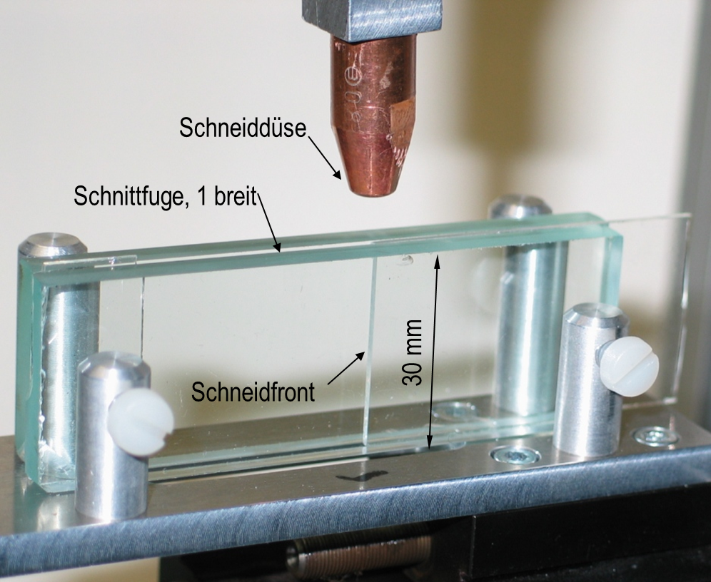 Fugenmodell fr
                      Schlierenuntersuchungen